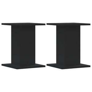 vidaXL h&oslash;jtalerstativer 2 stk. 30x30x40 cm konstrueret tr&aelig; sort