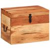 vidaXL opbevaringskasse 39x28x31 cm massivt akacietr&aelig;