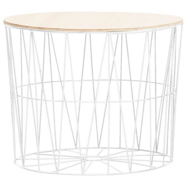 vidaXL sofaborde 4 dele hvid