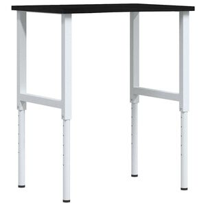 vidaXL arbejdsb&aelig;nk 80x60x(71,5-98) cm massivt egetr&aelig;
