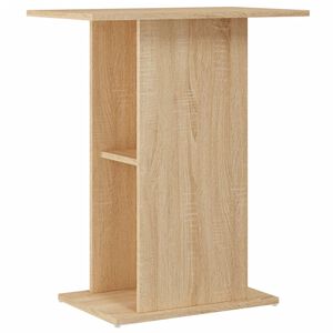 vidaXL akvariestativ Sonoma eg 60,5x36x72,5 cm konstrueret tr&aelig;