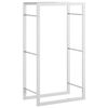 vidaXL br&aelig;ndestativ 50x28x94 cm rustfrit st&aring;l