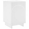 vidaXL Natskab Hvid 33,5 x 34,5 x 50 cm Konstrueret tr&aelig;