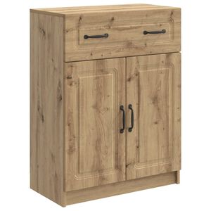 vidaXL Sideboard Artisan-eg 66 x 34,5 x 87 cm Konstrueret tr&aelig;