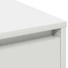 vidaXL LED Sideboard med hylde Hvid 90 x 32 x 75 cm Konstrueret træ