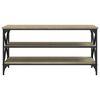 vidaXL tv-bord 100x40x50 cm konstrueret tr&aelig; sonoma-eg