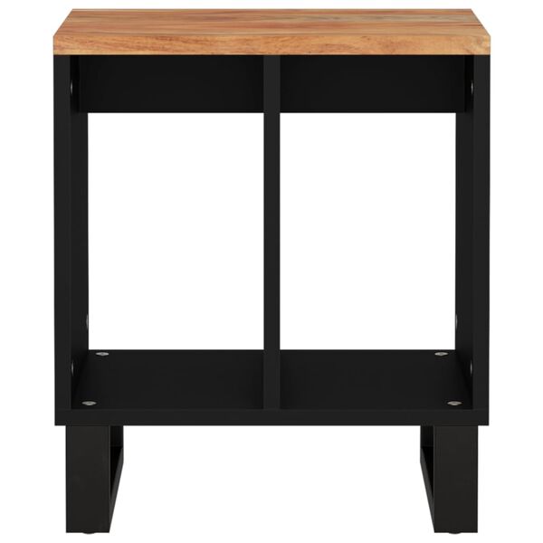 vidaXL sidebord 40x31x46 cm massivt akacietræ og konstrueret træ