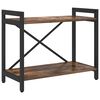 vidaXL Bogreol 60 x 30 x 50 cm Konstrueret tr&aelig; R&oslash;get eg