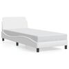 vidaXL sengeramme Dover 80x200 cm kunstl&aelig;der hvid
