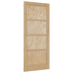 vidaXL Indvendig D&oslash;r 86 x 198,5 cm Krydsfin&eacute;r Naturfarvet