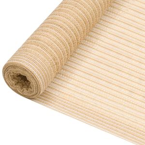 vidaXL afsk&aelig;rmning 1x10 m 75 g/m&sup2; HDPE beige
