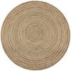 vidaXL gulvt&aelig;ppe 150 cm rundt flettet jute