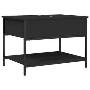 vidaXL sofabord 70x50x50 cm konstrueret tr&aelig; sort