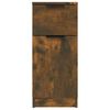 vidaXL skænke 2 stk. 30x30x70 cm konstrueret træ røget egetræ