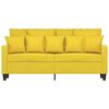 vidaXL 2-personers sofa 140 cm stof lysegul
