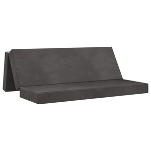 vidaXL Samlebar Sofa Seng 200 x 67 x 45 cm M&oslash;rkegr&aring;