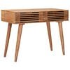 vidaXL H&aring;ndlavet skrivebord Teakbrun 100 x 48 x 76 cm