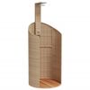 vidaXL havebruser 100x100x241,5 cm polyrattan og akacietr&aelig; beige