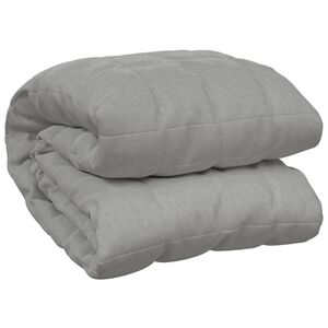 vidaXL tyngdet&aelig;ppe 152x203 cm 11 kg stof gr&aring;