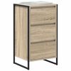 vidaXL Sideboard med skuffe Sonoma 42 x 36 x 75.5 cm Konstrueret tr&aelig;