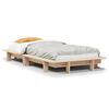 vidaXL sengeramme uden madras 90x200 cm massivt fyrretr&aelig;