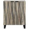 vidaXL Sideboard Hvid 60 x 33,5 x 75 cm Massivt mangotr&aelig;