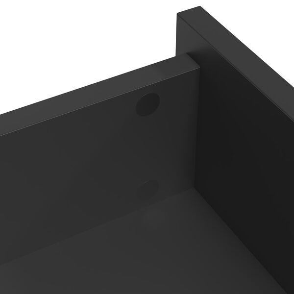 vidaXL Kl&aelig;bende Skrue Cover 12 pcs Sort &Oslash; 20 x 0,5 mm Coated Papir