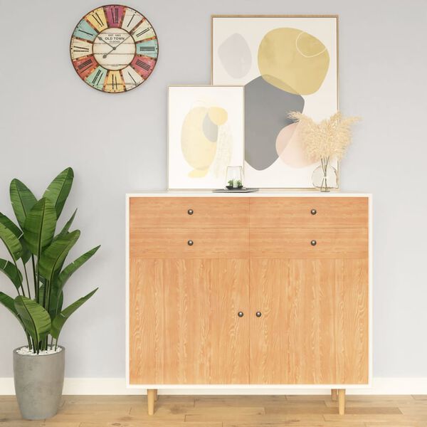 vidaXL selvklæbende folie til møbler 500x90 cm PVC ahorn
