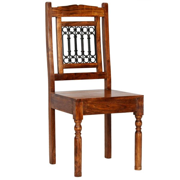 vidaXL spisebordss&aelig;t 5 dele massivt akacietr&aelig;