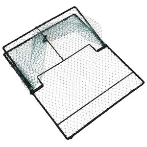 vidaXL Fuglef&aelig;lde Gr&oslash;n 50 x 60 x 1,9 cm Polyethylen
