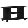vidaXL tv-skab med hjul 80x40x45 cm konstrueret tr&aelig; sort-eg