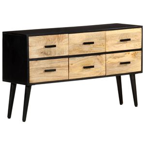 vidaXL sk&aelig;nk 110x33x64 cm massivt mangotr&aelig;
