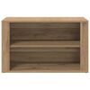 vidaXL Skostativ med hylde artisan eg 75 x 35 x 45 cm Konstrueret tr&aelig;