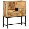 vidaXL sk&aelig;nk 80x30x95 cm massivt ru mangotr&aelig;