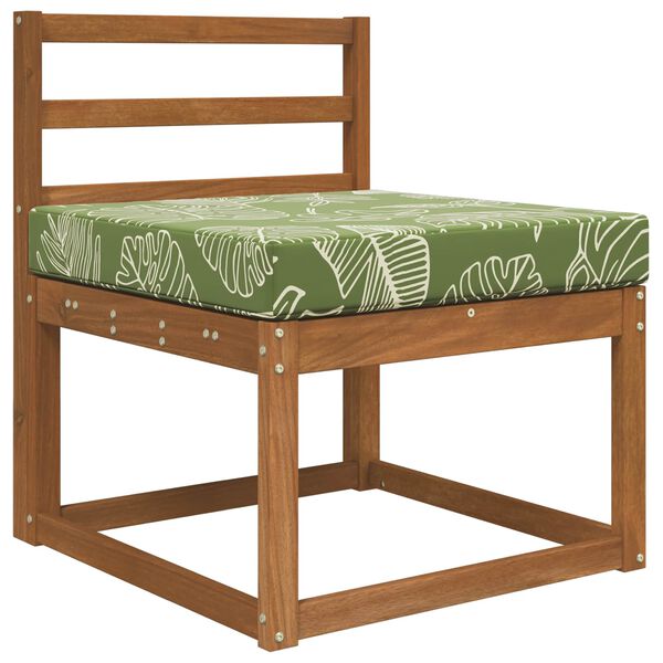 vidaXL Udend&oslash;rs Sofa Pude Bladdesign 60 x 60 x 8 cm Polyester