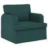 vidaXL Sofa 2 pcs M&oslash;rkegr&oslash;n
