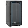 vidaXL 22U netv&aelig;rksskab med drejef&oslash;dder 19" IP20 60x60x120 cm