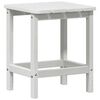 vidaXL Sidebord Hvid 38 x 38 x 46 cm Polyethylen