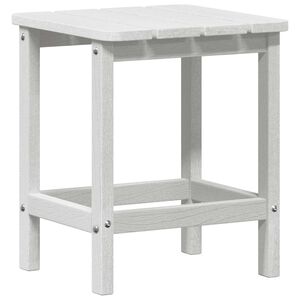 vidaXL Sidebord Hvid 38 x 38 x 46 cm Polyethylen