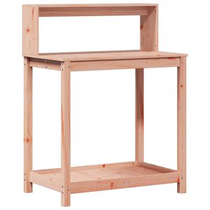 vidaXL plantebord med hylder 82,5x50x109,5 cm massivt douglasgran