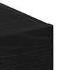 vidaXL Sideboard med skuffe Sort eg 50 x 42,5 x 93 cm