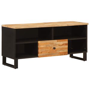 vidaXL TV-skab Brun 100 x 33 x 46 cm Massivt mangotr&aelig;