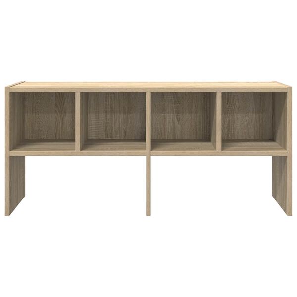 vidaXL skostativ stabelbar 89,5x30x40 cm sonoma-eg