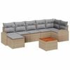 vidaXL Havesofa S&aelig;t 8 stk. Beige polyrattan