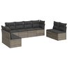 vidaXL sofas&aelig;t til haven 8 dele med hynder polyrattan gr&aring;