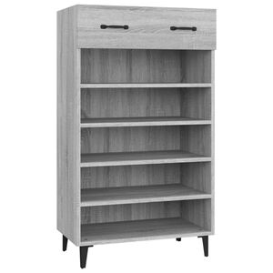 vidaXL skoreol 60x35x105 cm konstrueret tr&aelig; gr&aring; sonoma-eg