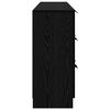 vidaXL Sideboard 3 pcs Sort eg 181 x 30 x 70 cm Konstrueret tr&aelig;