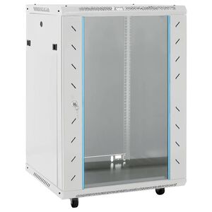 vidaXL netv&aelig;rksskab 60x45x86 cm 15U 19" IP20 gr&aring;