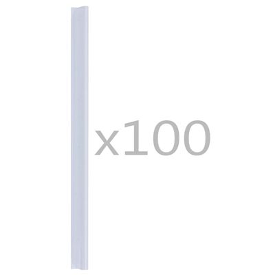 vidaXL fastgørelsesstrips til hegn 100 stk. PVC transparent
