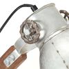 vidaXL industriel skrivebordslampe 58x18x90 cm E27 rund s&oslash;lvfarvet